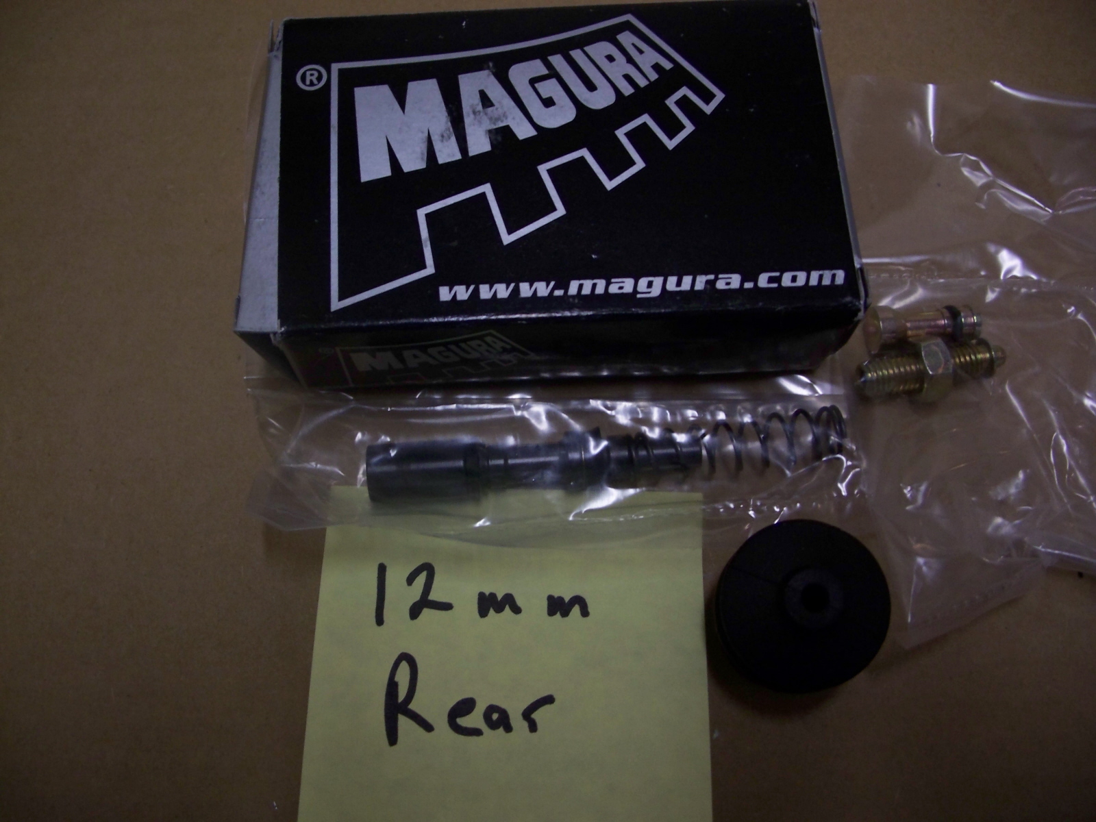 New Magura 12mm Rear Brake Master Cylinder Rebuild Kit, Fits All K75