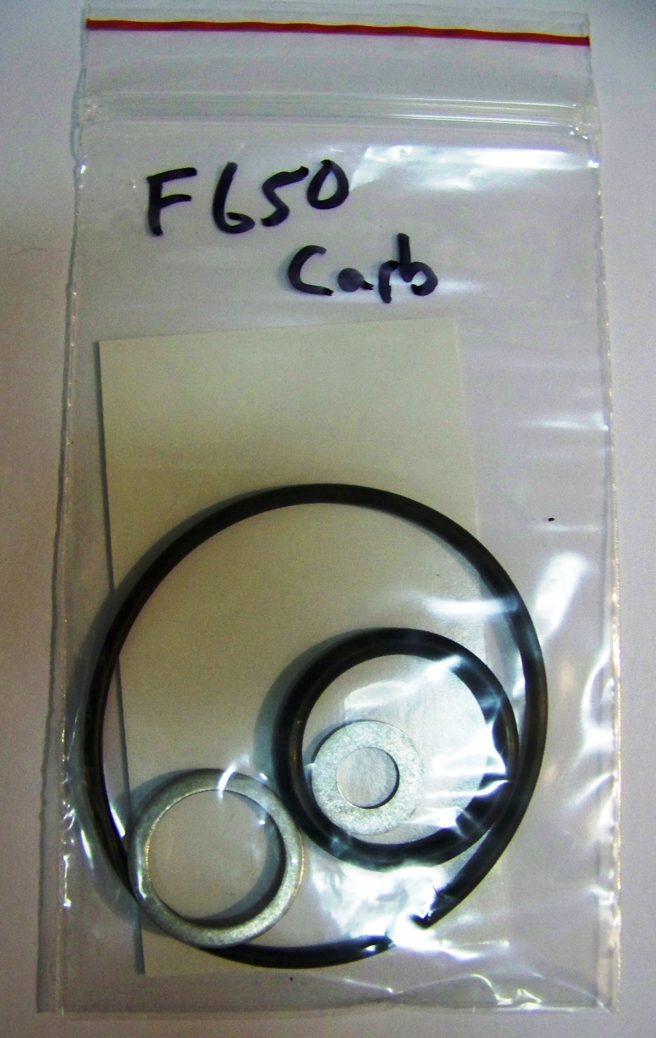 New Set Of Engine Crush Washers & Orings For All Carburated F650 Bikes