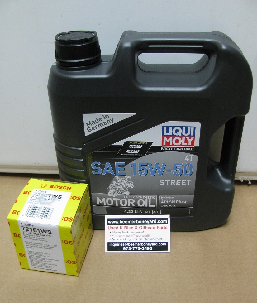 Oilhead R850/1100/1150 (All) & R1200C/Cl Cruiser 15W50 Engine Oil