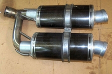 R1100S Two Brothers Exhaust Muffler, Carbon Fiber/Aluminum