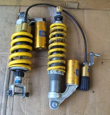 R1100S OHLINS Front & Rear Shocks W/Unknown Miles