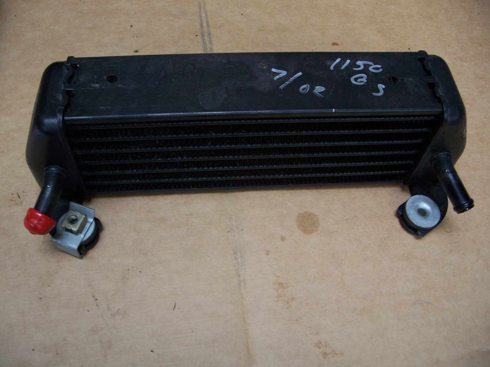 thumbnail image 2 of Rugged Roads Oil Cooler Guard For BMW R1150GS/A - Plain Black Protection Plate 2 of 6