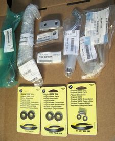 R1200C Chrome Windshield Mount Set, Complete, NEW
