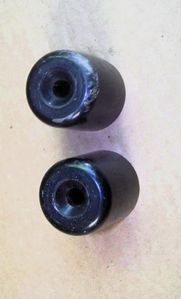 R850/ 1100/ 1150R/ RT/ GS & R1200RT (2005-2009 Only) & K1200/ 1300GT Bar End Weights, Black
