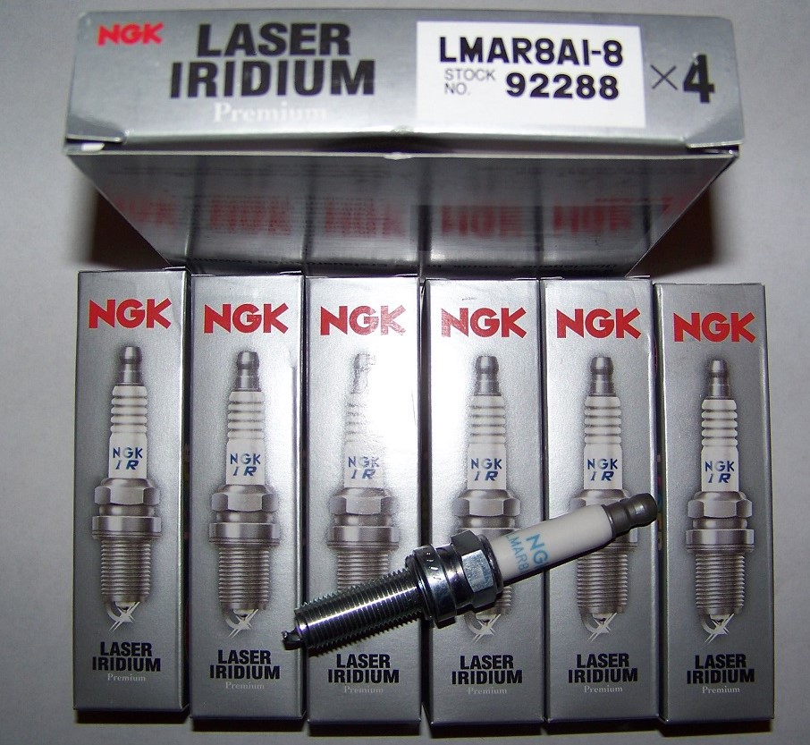 Set of 6 NGK LMAR8AI8 Laser Iridium Spark Plugs For All K1600GT