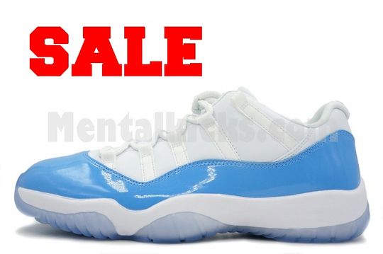 air jordan 11 retro low unc university blue 
