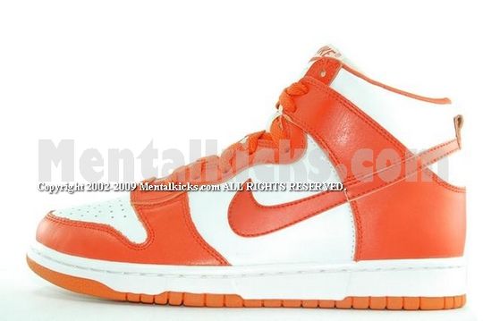 nike dunk high LE 1999 orange white