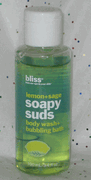Bliss Lemon and Sage Soapy Suds Body Wash and Bubbling Bath - 3.4 oz/100 ml