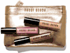 Bobbi Brown Copper Diamond Lip Gloss Set with Spun Gold Shimmer, Pink Glitter and Sandy Beige Shimmer Lipglosses -  Limited Edition