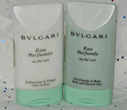 Bulgari Au The Vert Green Tea Shampoo/Shower Gel and Face Lotion Set - Discontinued Item