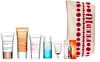 Clarins 6-piece Travel Set inluding FEED 10 Makeup Bag