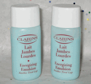 Clarins Energizing Emulsion Soothes Tired Legs - Lot of 2