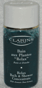 Clarins Relax Bath & Shower Concentrate with 100% Pure Plant Extracts