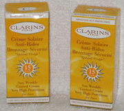 Clarins Sun Wrinkle Control Cream Very High Protection For Face - NIB- Lot of 2