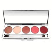 Clinique 100% Glamour Lip and Eye Palette with Twice the Spice Shadow Duo and Sunlit Copper, Golden Coral & All Heart Lipstick - NIB