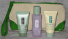 Clinique 3-Step System with Travel Makeup Bag for Skin Type 2