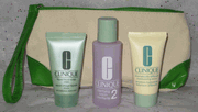 Clinique 3-Step System with Travel Makeup Bag for Skin Type 2