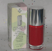 Clinique A Different Nail Enamel For Sensitive Skins in Red Red Red - NIB