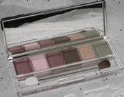 Clinique Colour Surge Eyeshadow 6-Pan Palette with Sparkling Sage, Sunburst, Totally Neutral, Pink Tweed, Sugar Plum and Beach Plum - Discontinued Colors