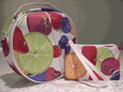 Clinique Fruit Pattern Makeup Case Set