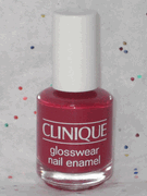 Clinique Glosswear Nail Enamel in Fuschia Kisses - Discontinued Color