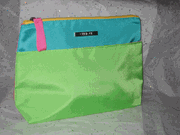 Clinique Green, Teal and Pink Cosmetic Bag 