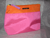 Clinique Hot Pink, Orange and Purple Cosmetic Bag 