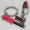 Clinique Long Last Glosswear in Clearly Pink and Different Lipstick in A Different Grape Keychain Set