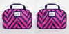 Clinique Milly Pink and Purple Makeup Case with Handles - Lot of 2 Bags