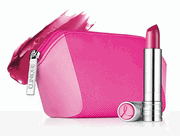 Clinique Pink with a Purpose Long Last Lipstick in Power with Pink & Makeup Bag Set - NIB - Limited Edition