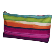Clinique Rainbow Pattern Cosmetic Makeup Bag