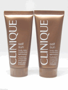 Clinique Self Sun Body Daily Moisturizer in Light/Medium - Lot of 2