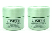Clinique Superdefense Daily Defense Moisturizer Broad Spectrum SPF 20 for Dry Combination Skin - Lot of 2