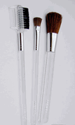 Clinique Three (3) Piece Full Size Brush Set  - Blush, Shadow, Brow