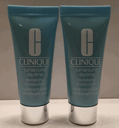 Clinique Turnaround Daytime Revitalizing Moisturizer in Golden Glow - Lot of 2 - 1 oz/30 ml Total
