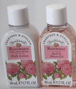 Crabtree and Evelyn Rosewater Shower and Bath Gel and Body Lotion Set - SALE!