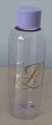 Estee Lauder Empty Clear Plastic Travel Bottle with Logo