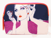 Estee Lauder Glamourous Woman Cosmetics / Makeup Bag 