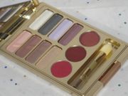 Estee Lauder Palette with Signature Eyeshadow Duos in Roseberry, Black Moon, Mocha and Plum Sugar and Pure Color Lipstick in Rubellite, Autumn and Sugar Honey