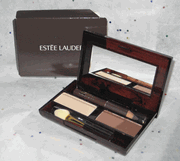 Estee Lauder Pure Color Eyeshadow Duo in Tea Biscuit/Copper Penny and Artist's Eye Pencil in Softsmudge Brown - Discontinued Colors