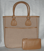 Estee Lauder Tote Bag and Smaller Makeup/Companion Bag