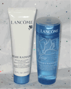 Lancome Creme Radiance Clarifying Cleanser and Tonique Radiance Clarifying Exfoliating Toner Travel Set