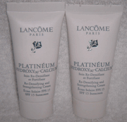 Lancome Platineum Hydroxy(a)-Calcium Cream SPF 15 - Lot of 2