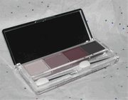 Clinique All About Shadow Quad in Peppercorn, Concord, Rock Violet and SeaShell Pink - Full Size