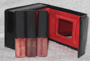 Smashbox Three (3) Mini Lip Gloss Set with Case with After Hours, Cocktail Hour and Happy Hour