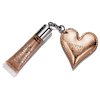 Victoria's Secret Beauty Rush Lip Gloss in Haute Cocoa with Heart Keychain Charm