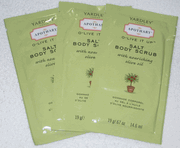 Yardley of London Apothary O-live It Up Salt Body Scrub - Lot of 3