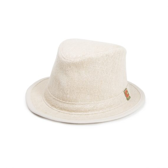 Hemp “Straw Weave” Fedora Hat Natural