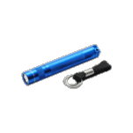SOLITAIRE LED KEY CHAIN FLASHLIGHT ONLY BLACK
