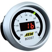 AEM 30-4406 Boost Gauge (-30-35psi) 4-In-1 Universal